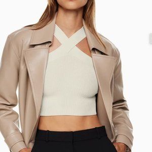 COPY - Sculpt Knit Criss Cross Cropped Tank